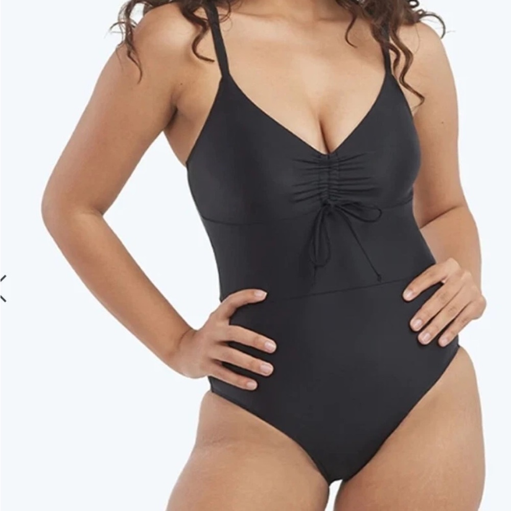 Summersalt The Cinched Solid Black One-Piece Swim… - image 2